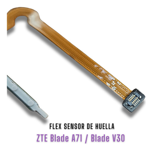 Zte A71 / Blade V30 Flex Sensor De Huella Calidad Original