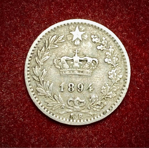 Moneda 20 Centésimos Italia 1894 Km 28 Regno (Usado)