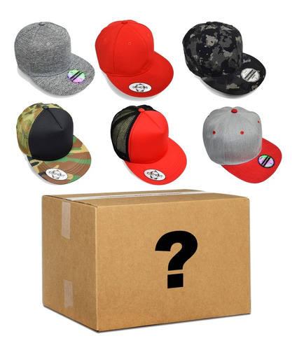 Liquidacion! Gorra Plana Mayoreo (paquete De 15) Surtido