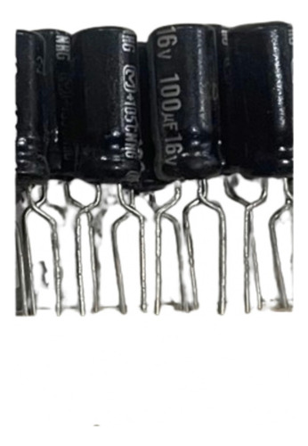 10pcs Capacitor Electrolitico 100uf 16v 1.0x0.4cm Paquete 10
