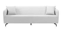 Comprar Sofá Living Confortável 3 Lugares Adams 200cm Linho Cinza