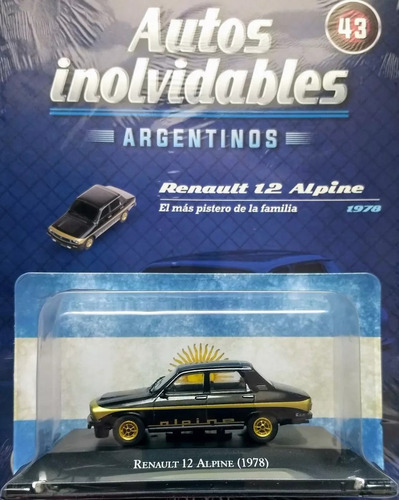 Autos Inolvidables Argentinos Salvat N° 43 Renault 12 Alp 