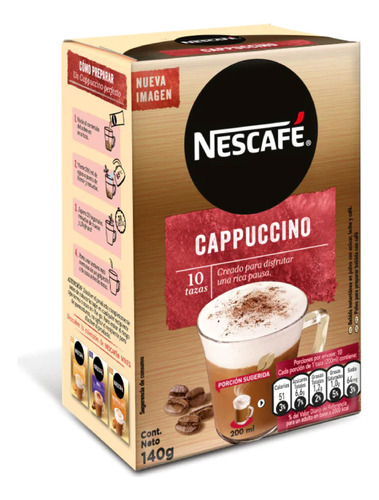 Cappuccino Nescafé X10 Stick Suchinasa