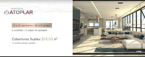 Cobertura À Venda, 319 M² Por R$ 4.290.000,00 - Praia Brava - Itajaí/sc - Co0182