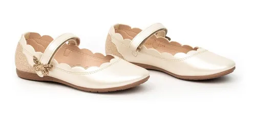 Zapato Balerina Niña Color Beige 15 21.5