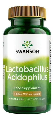 Lactobacillus Acidophilus 100cap 1billon Cfu