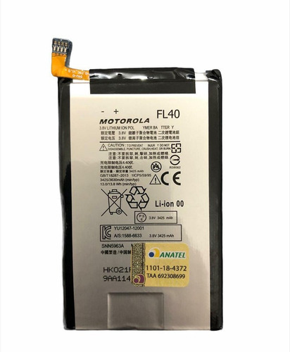 Bateria Motorola Moto X Play Xt1563 Fl40 Original