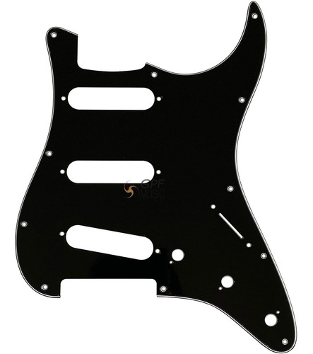 Pickguard Protector Para Guitarra Stratocaster Sss 3 Capas