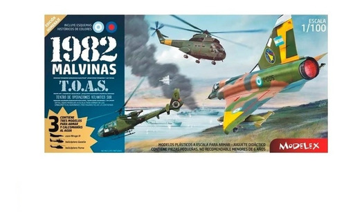 Maquetas Aviones Para Armar Malvinas 1/100 Modelex Dglgames