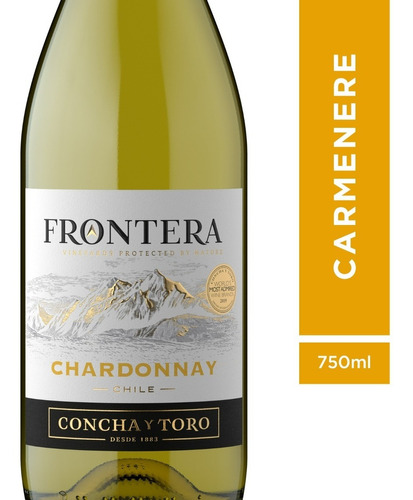 Vino Blanco Chileno Frontera Chardonnay 750ml