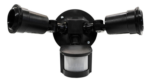 Lampara 300w Sensor Movimiento Negro Illux Se-2103 Exterior