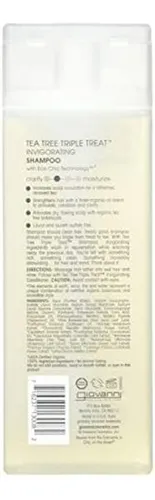 Shampoo Giovanni Triple Treat De Árbol De Té, 8.5 Oz