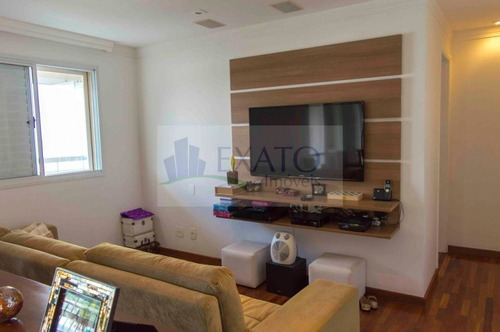Imagem 5 de 15 de Apartamento Com Living Estendid0, Terraço, 2 Suítes E Home Office, 2 Vagas, Perto Shopping Morumbi - Em41373