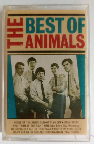 The Animals Best Of Cassette Seminuevo