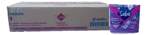 Saba Buenas Noches Con Alas Caja 14 Pack 8pz C/u