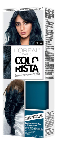 Tinte De Pelo L'oreal Paris Colorista Semipermanente Midnigh