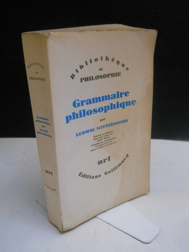 Ludwig Wittgenstein - Grammaire Philosophique - En Francés