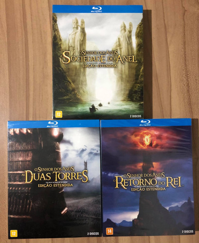 Blu Ray Coleçao Senhor Dos Aneis (original Lacrado)