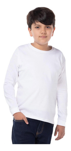 Playera Manga Larga Niños Unisex. Yazbek