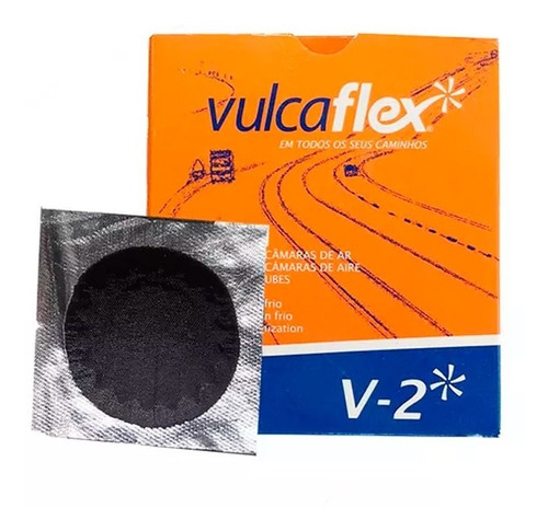 Remendo A Frio V-02 50mm Caixa Com 40 Unidades - Vulcaflex