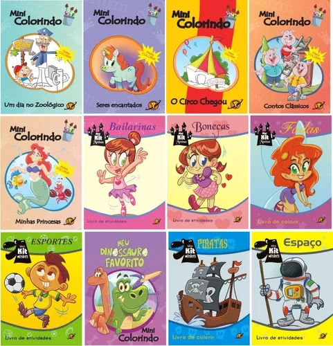 Revista Livro de Colorir Pintar Animais Atividades pdf 92