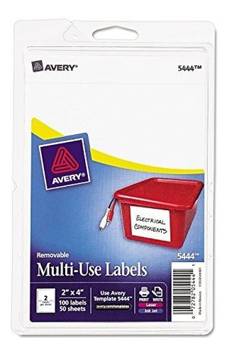 Etiqueta - Ave05444 - Avery Print Or Write Removable Multi-u