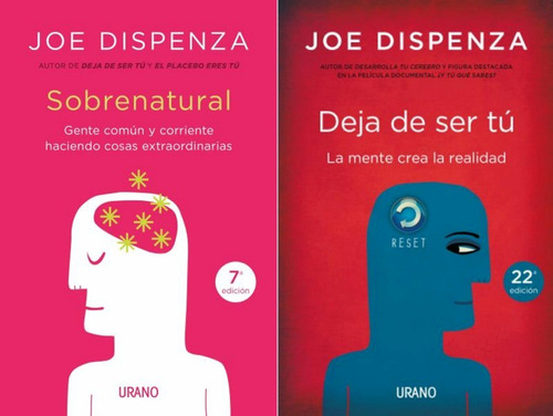Pack 2 Libros Sobrenatural + Deja De Ser Tu - Joe Dispenza