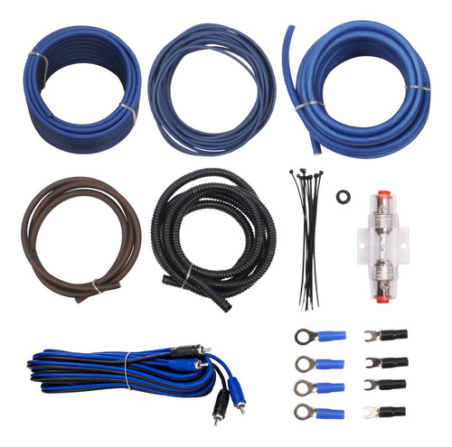 Kit De Cableado De Instalacin De Amplificador De Calibre 8 W