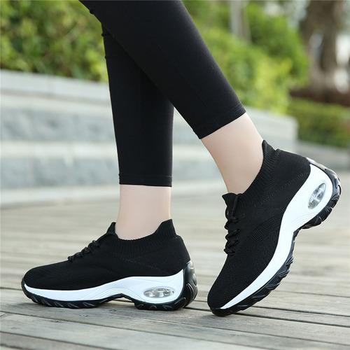 Zapatos Deportivos Transpirables Para Mujer S, Calcetines Te