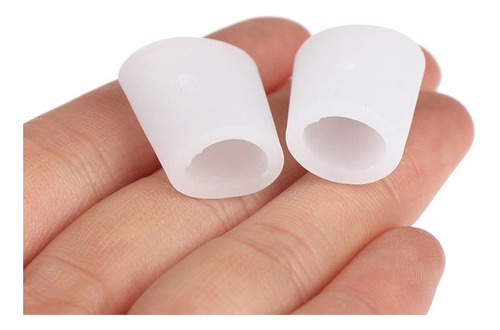 Imagem 10 de 10 de Protetor Corretor Calo Bolha Dedos Pé Silicone Anti Sensibil