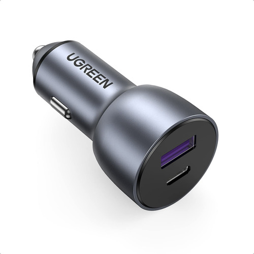 Cargador Para Coche Ugreen Usb C , Aluminio 36 W 2 Pue Fr6x