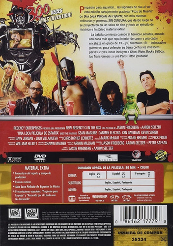Una Loca Película De Esparta | Dvd Película Nueva