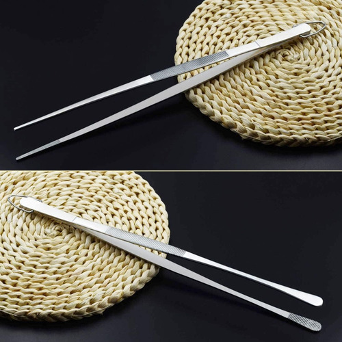 U Chef Pinzas Chef De Cocina De Acero Inoxidable (2 Piezas) Color Plateado