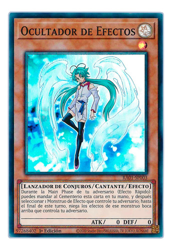 Yugi-oh! Effect Veiler Ra01-en003 Super