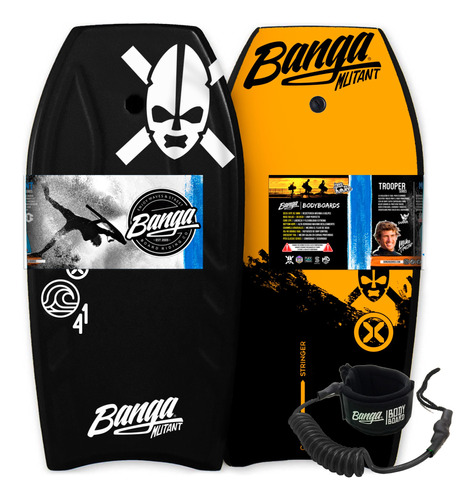 Bodyboard Banga Mutant - 1 Stringer Carbono - Pro Surf Tabla