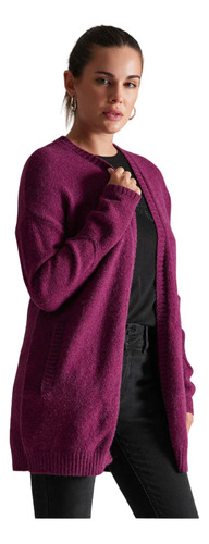 Cardigan Mujer J.j.o Trenza En Manga              