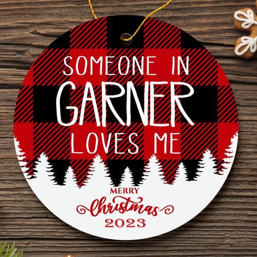 Garner City Adorno Navidad 2023 Someone In Me Ama Regalo 3 