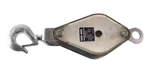 Imagen 1 de 2 de Moton 3 Poleas 120mm 2800kgs Roldana Pesteca Aparejo Gan-mar