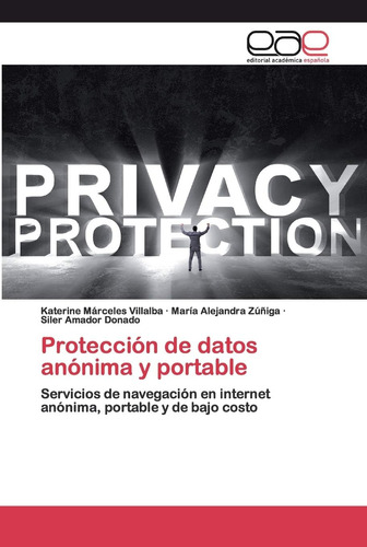 Libro: Protección De Datos Anónima Y Portable: Servicios De