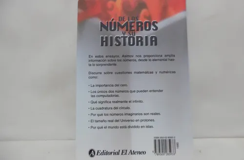 De Los Números Y Su Historia / Isaac Asimov / El Ateneo (Usado)