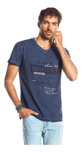 Polera Hombre Virginia Gris Ferouch Ss 2022