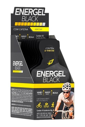 Gel Energizante Energel Black Sachets Caja 10 Unidades