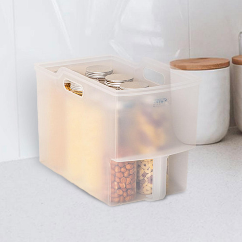 Cesta Organizadora De Cocina Extraíble, Transparente, Pequeñ