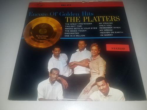 Lp Vinilo Disco Vinyl The Platters Encore Of Golden Hits