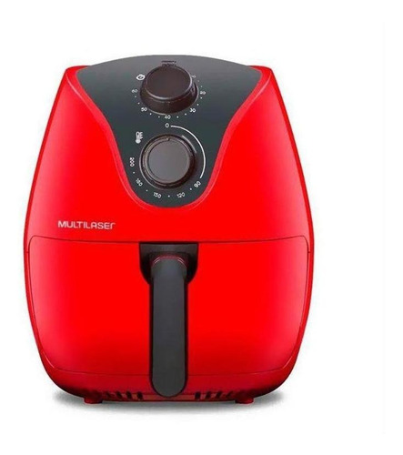 Fritadeira Sem Óleo Multilaser Air Fryer 4l Vermelha 110v