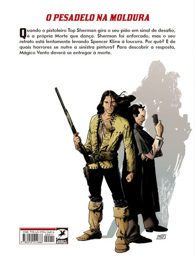 Mágico Vento - volume 11: O pesadelo na moldura, de Manfredi, Gianfranco. Mágico Vento (11), vol. 11. Editorial Edições Mythos Eireli,Sergio Benelli Editore, capa mole em português, 2021