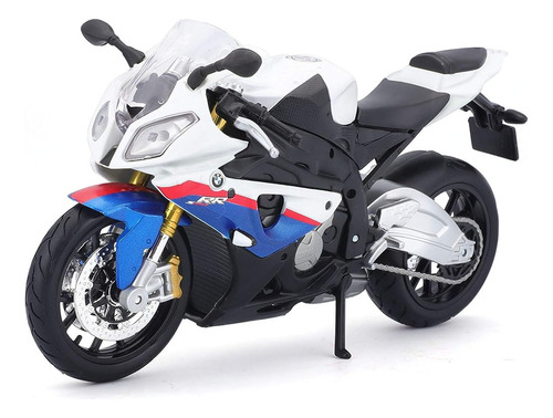 Moto  Bmw S 1000 Rr    Die Cast Metal, Escala 1/12