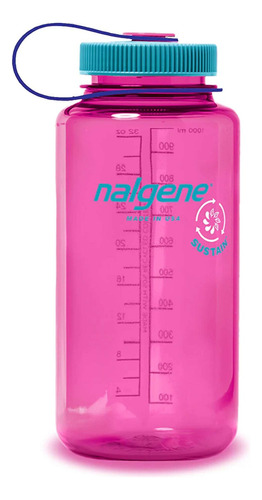 Nalgene 32oz Wide Mouth Sustain Color Electric Magenta