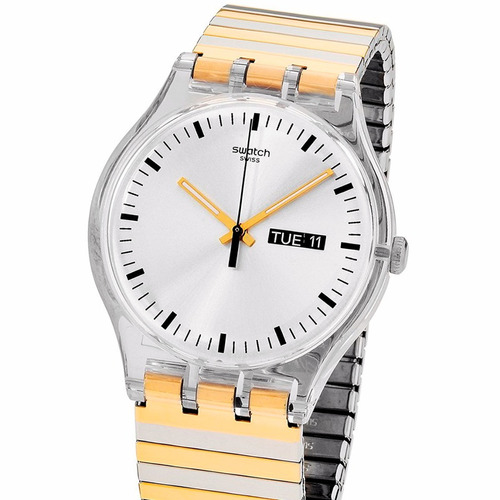 Reloj Swatch Suok708b Distinguo 100% Suizo 30 Wr Elastizado