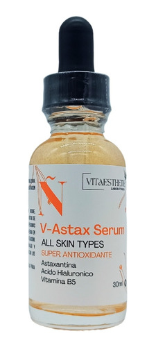 V-astax Serum Astaxantina Acido Hialuronico Antioxidante 